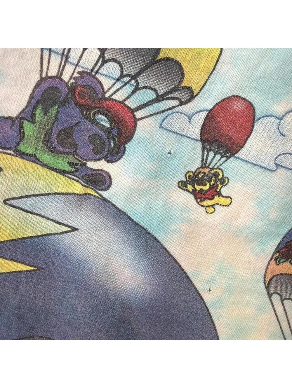 Liquid Blue 1993 Grateful Dead Parachuting Bears AOP T Shirt Size Large Cotton - Picture 5 of 9